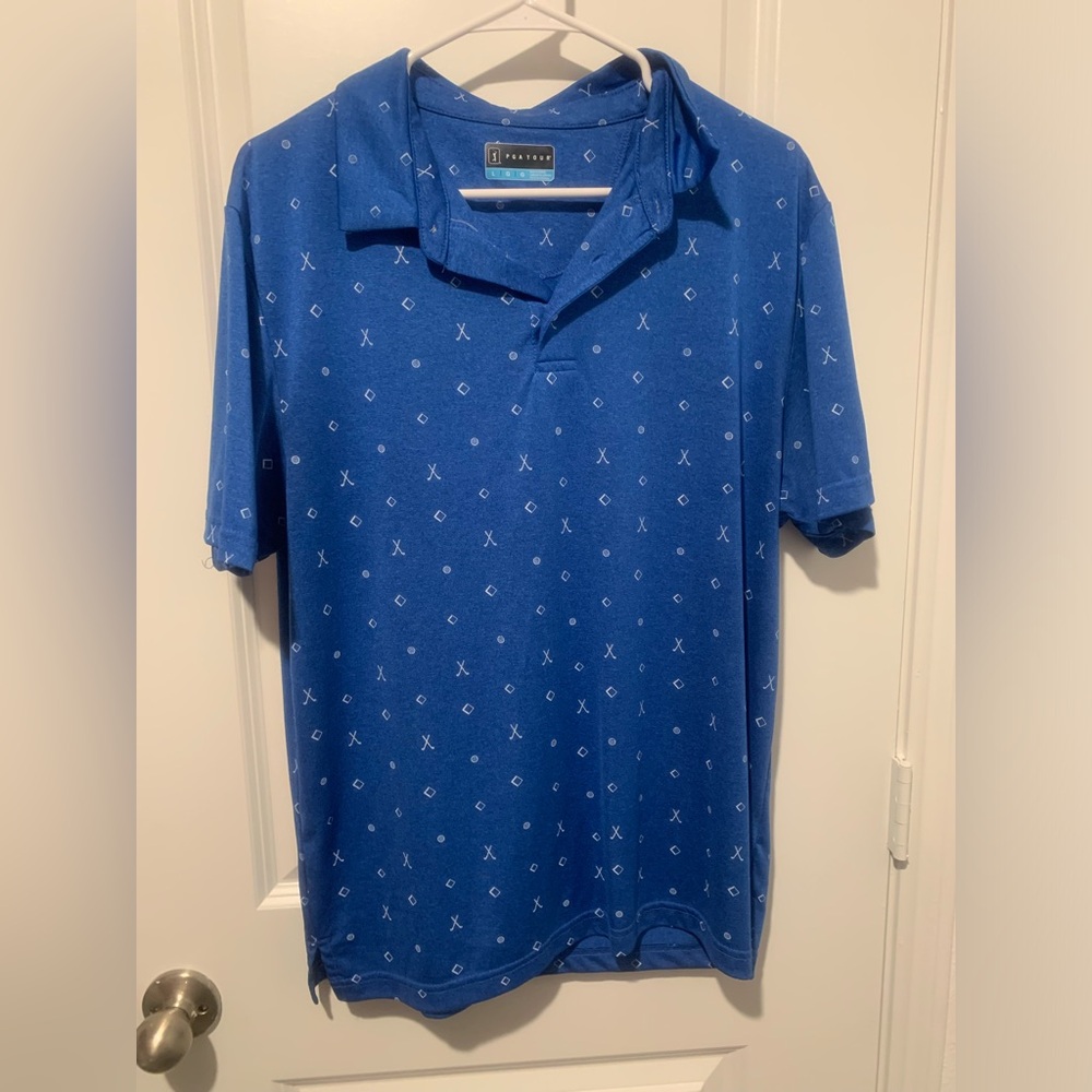 Blue PGA Golf Polo